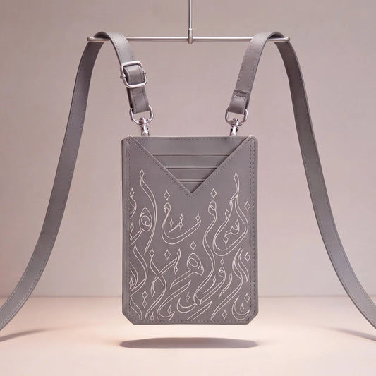 Zaléne Grey Neck Wallet